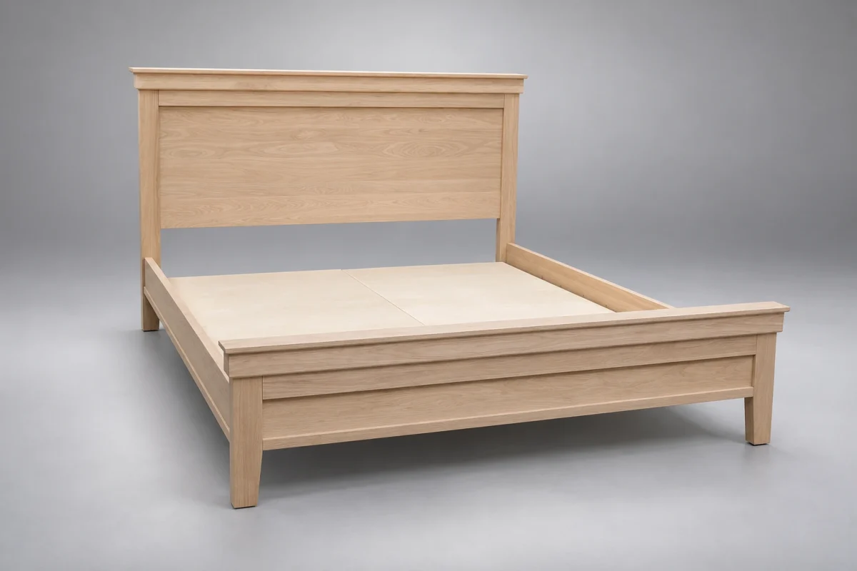 Custom TSB1150 Bed on a silver studio background