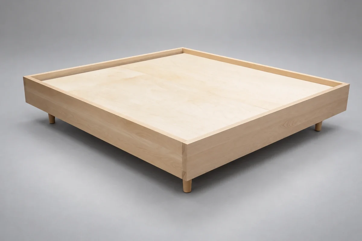 Custom TSB1147 Bed on a silver studio background