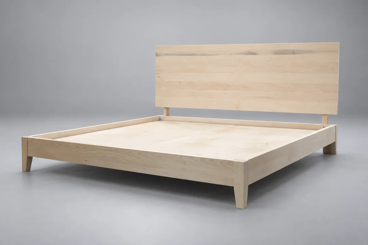 Custom TSB1537 Bed on a silver studio background