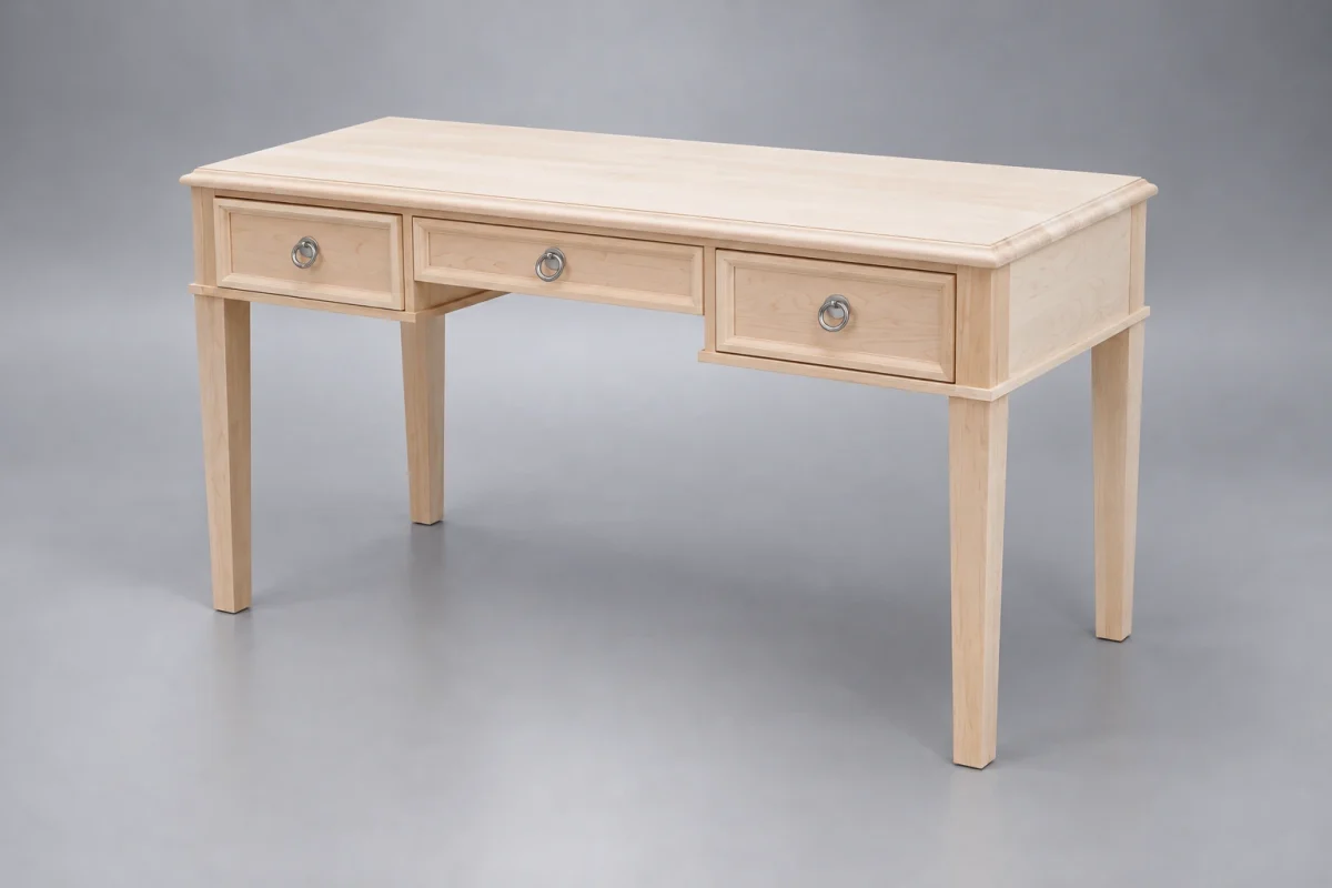 Custom SB027 Desk on a silver studio background