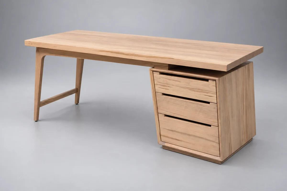 Custom SB654 Desk on a silver studio background
