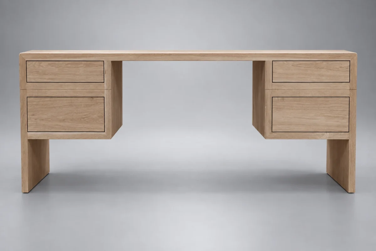 Custom SB445 Desk on a silver studio background