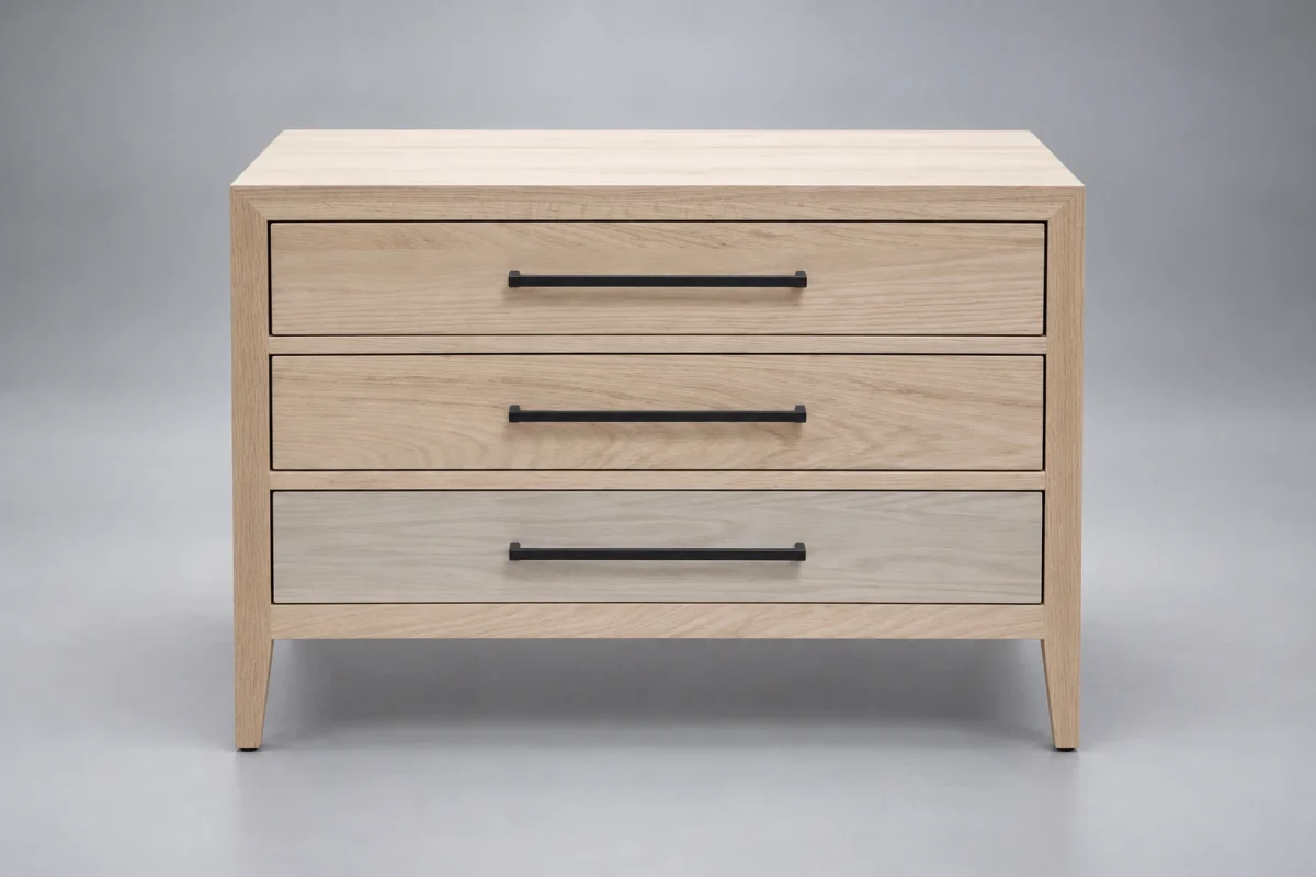 Custom SB863 Nightstand on a silver studio background