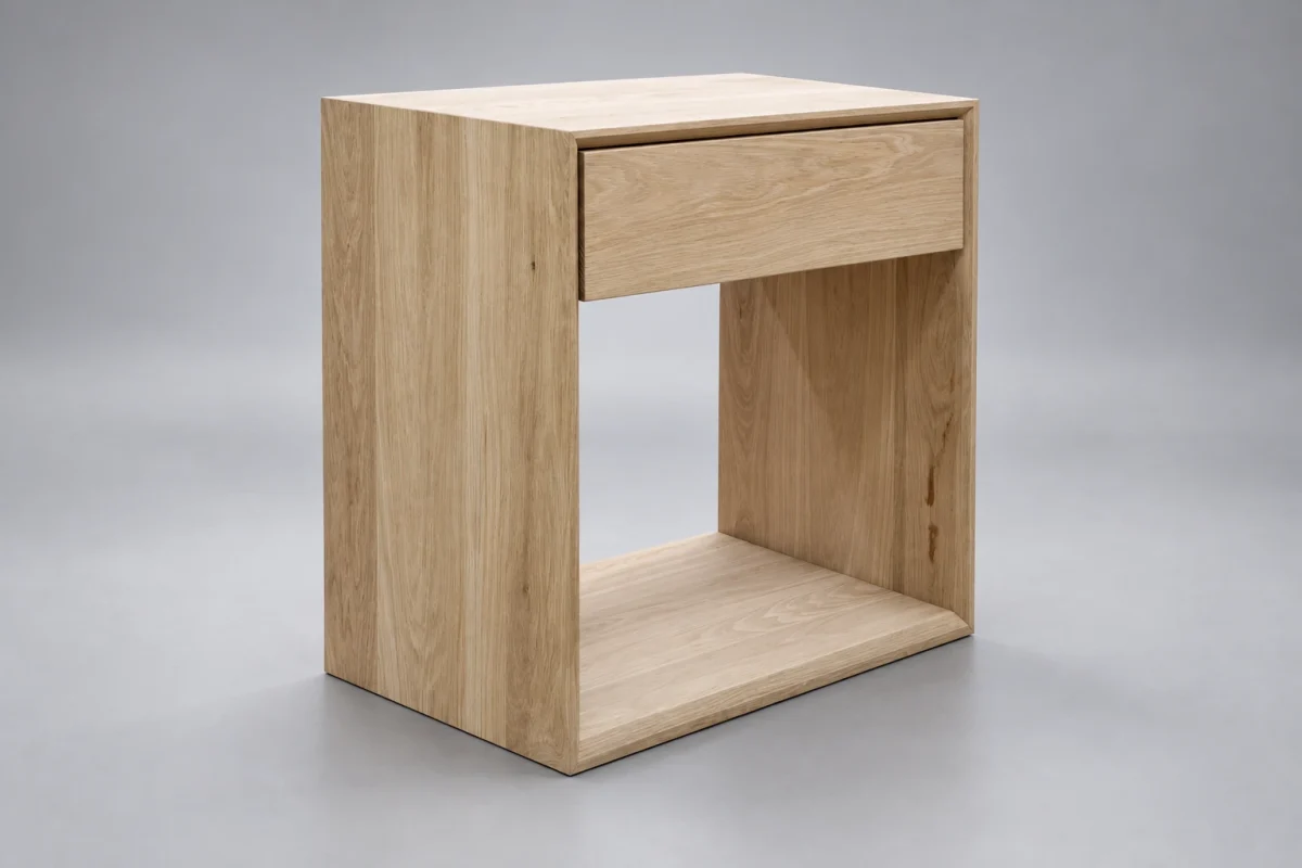 Custom SB339 Nightstand on a silver studio background