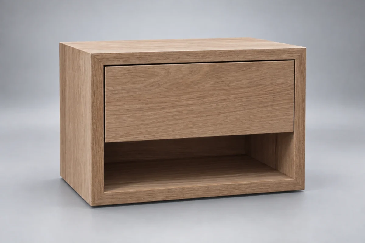 Custom SB395 Nightstand on a silver studio background