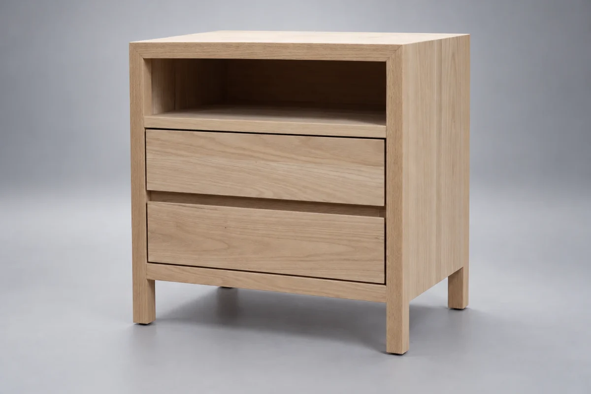 Custom SB607 Nightstand on a silver studio background